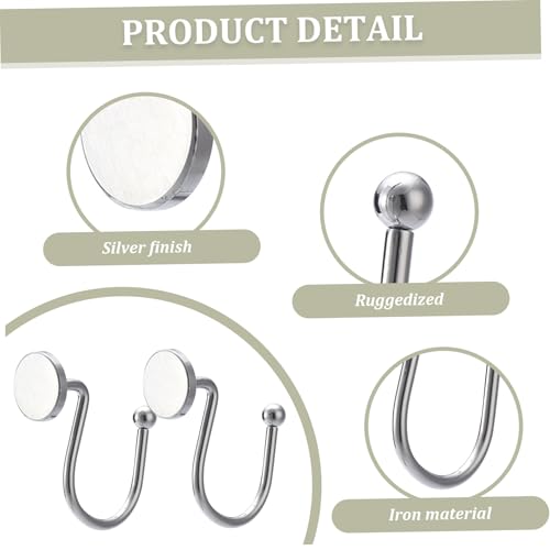 Recopilación de Ganchos decorativos para cortinas de ducha . 9 Imagen adicional