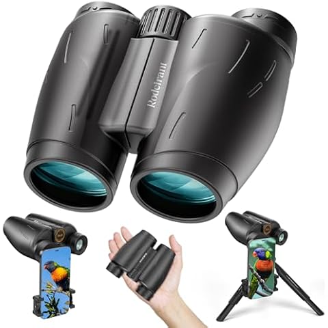25x30 High Powered Binoculars for Adults, Brown Cover