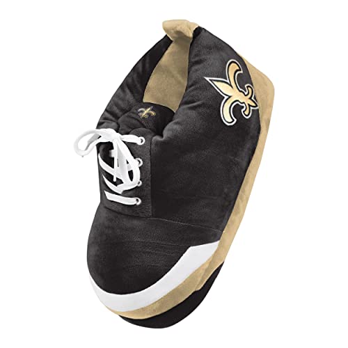 Image of FOCO Mens NFL Team Logo Plush Oversized Sneaker Slippers