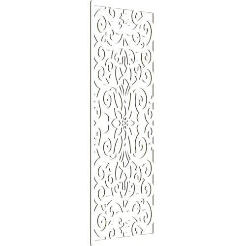 Image of Buel Decorative Pierced Fretwork Wood Wall Panels, 29 3 /8 inchW x 74 3 /8 inchH x 1 /4 inchT, Birch