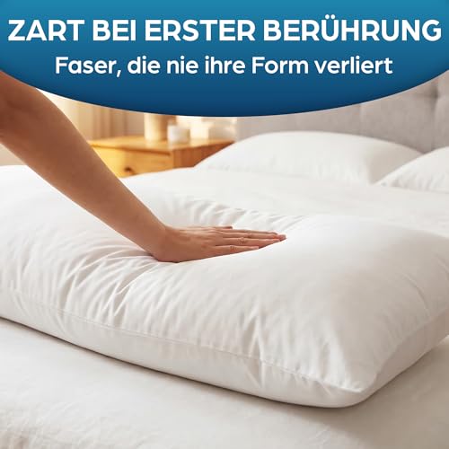 Flowen Seitenschläferkissen 40 x 145 cm Langes Kissen für Seitenschläfer Body Pillow 40x145 mit...