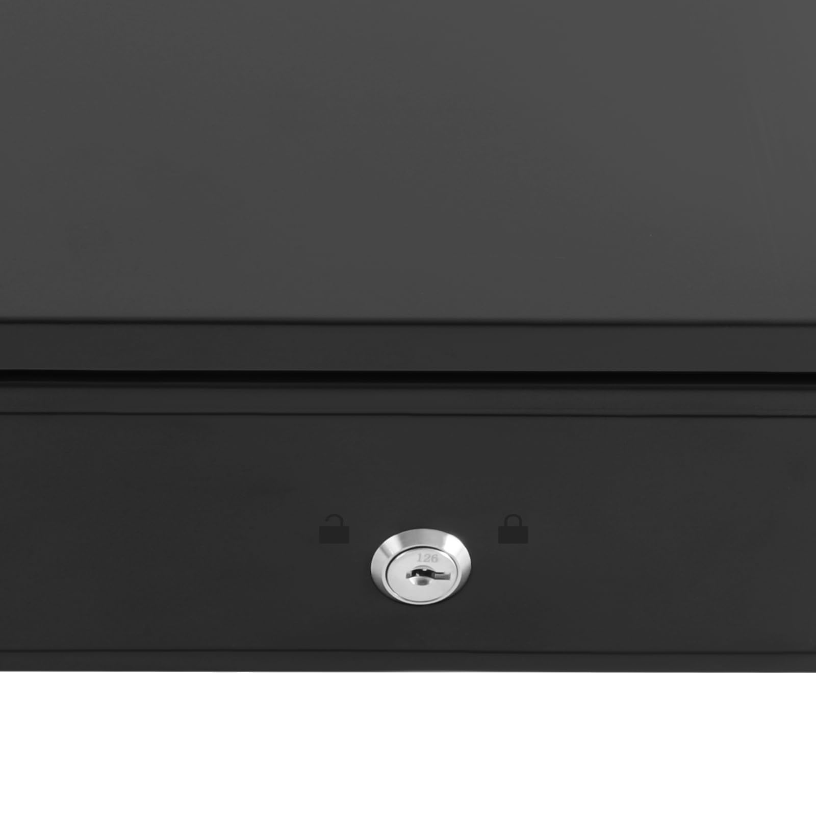 Caja registradora Light-Duty con 5 compartimentos para billetes y 8 para monedas, caja registradora con conector RJ-11, caja electrónica para supermercados, centros comerciales