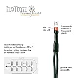 HELLUM 577570 mini ?a?cuch ?wietlny LED, d?ugo?? 5,1 m, 35 diod LED, kolorowy ?a?cuch ?wietlny z wtyczk?, ?a?cuch ?wietlny na choink?, kabel zasilaj?cy zielony, wtyczka 1,5 m