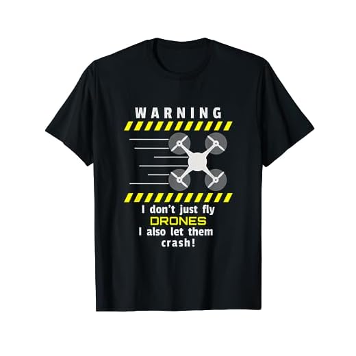 T-shirt avertisseur drone FPV Racing