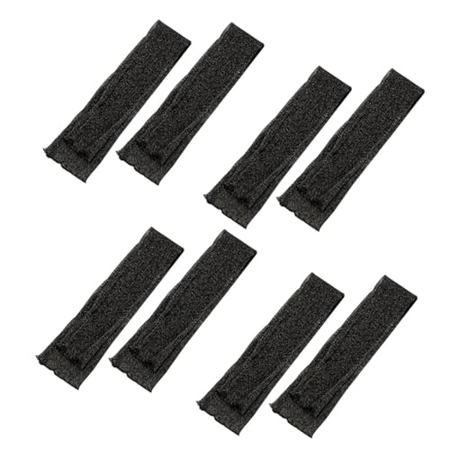 COLLBATH Sunproof Summer Half-Finger Arm Sleeves Gauze Oversleeve Sunscreen for Women Black 4 Pack