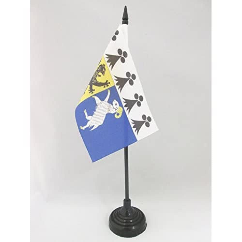 AZ FLAG, French Department of Finistere Table Flag 4'' x 6''