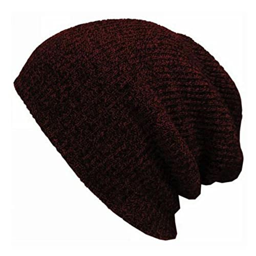E Trade Gorro unisex liso, suave y cálido de invierno, marrón, Talla única