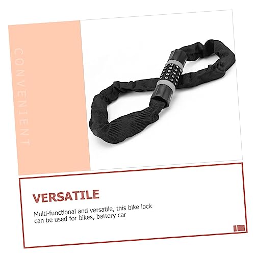 Serrure à chaîne robuste avec code pour sécuriser votre vélo sans clé - 4