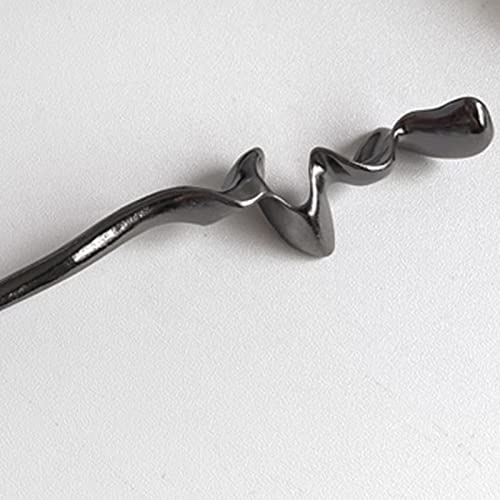 Harilla, ornamento, metal, forquilha de elegante, acessórios, para cerimônia, Preto