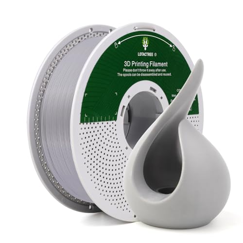 Image of PLA Force Filament Grey, Toughened PLA Filament 1.75mm, 1KG | Light Gray PLA-F 3D Printer Filament With Upgraded Formulation For High Impact Resistance.