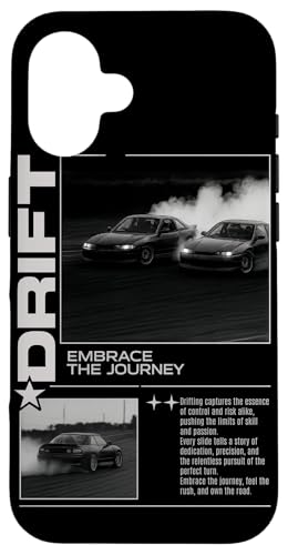 Vintage Japanese JDM Tokyo Japan Drift Race Car Graphic Case for iPhone 16