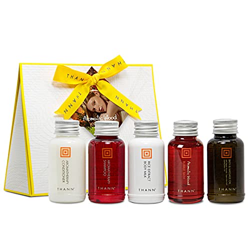 THANN AROMATIC WOOD BELITTLED SELECTIONS TRAVEL SET 60 ml./ 2.02 fl. oz.