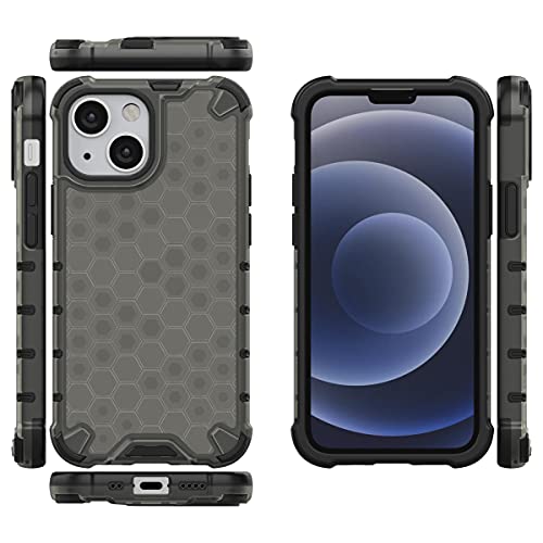 Image of Glasgow Back Case Cover Compatible with Apple iPhone 13 Mini (Stylish Design) -Black