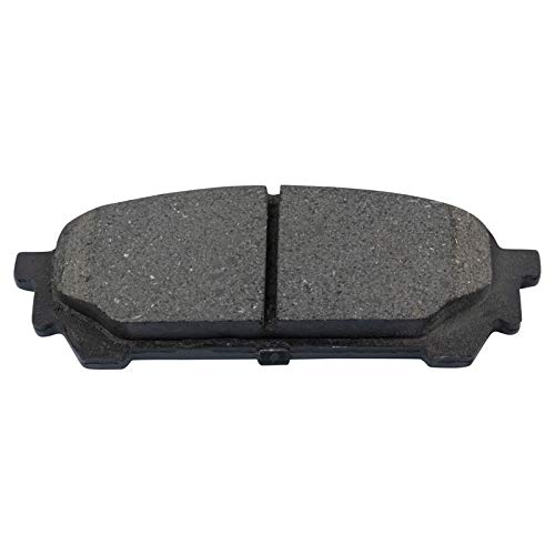Image of TRQ Rear Ceramic Brake Pad and Rotor Set Includes Parking Brake Shoes Compatible with 04-07 Subaru Forester 04-07 Impreza Outback Sport H4 2.5L 06-07 2.5i 04-05 RS