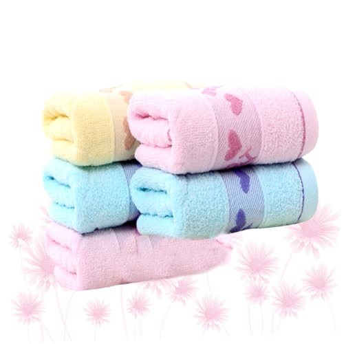Serviettes visage coton à carreaux légères confortables lot de 5