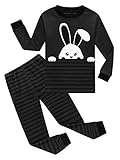Little Boys Girls Rabbit Easter Pajamas 100% Cotton Bunny Pjs Toddler Kid 5