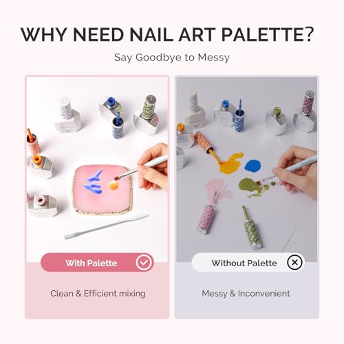 Holder y Paletas de Resina para Arte de Uñas 3 piezas miniatura 4