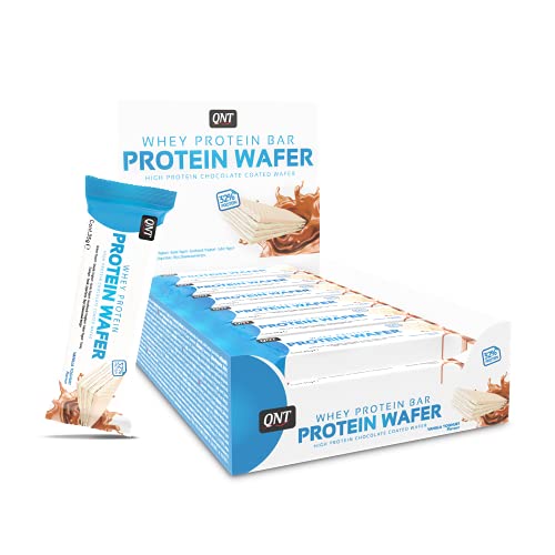 Barre Protein Wafer QNT yaourt vanille 12x35g avec 32% whey