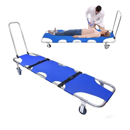 Camilla plegable portátil de aleación de aluminio estructural para servicios médicos