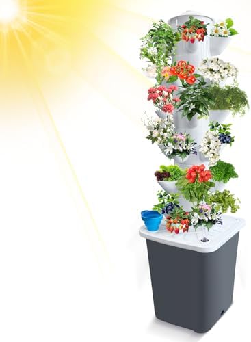 Hydroponics Growing System 30-Plant Vertical Planter Germination ...