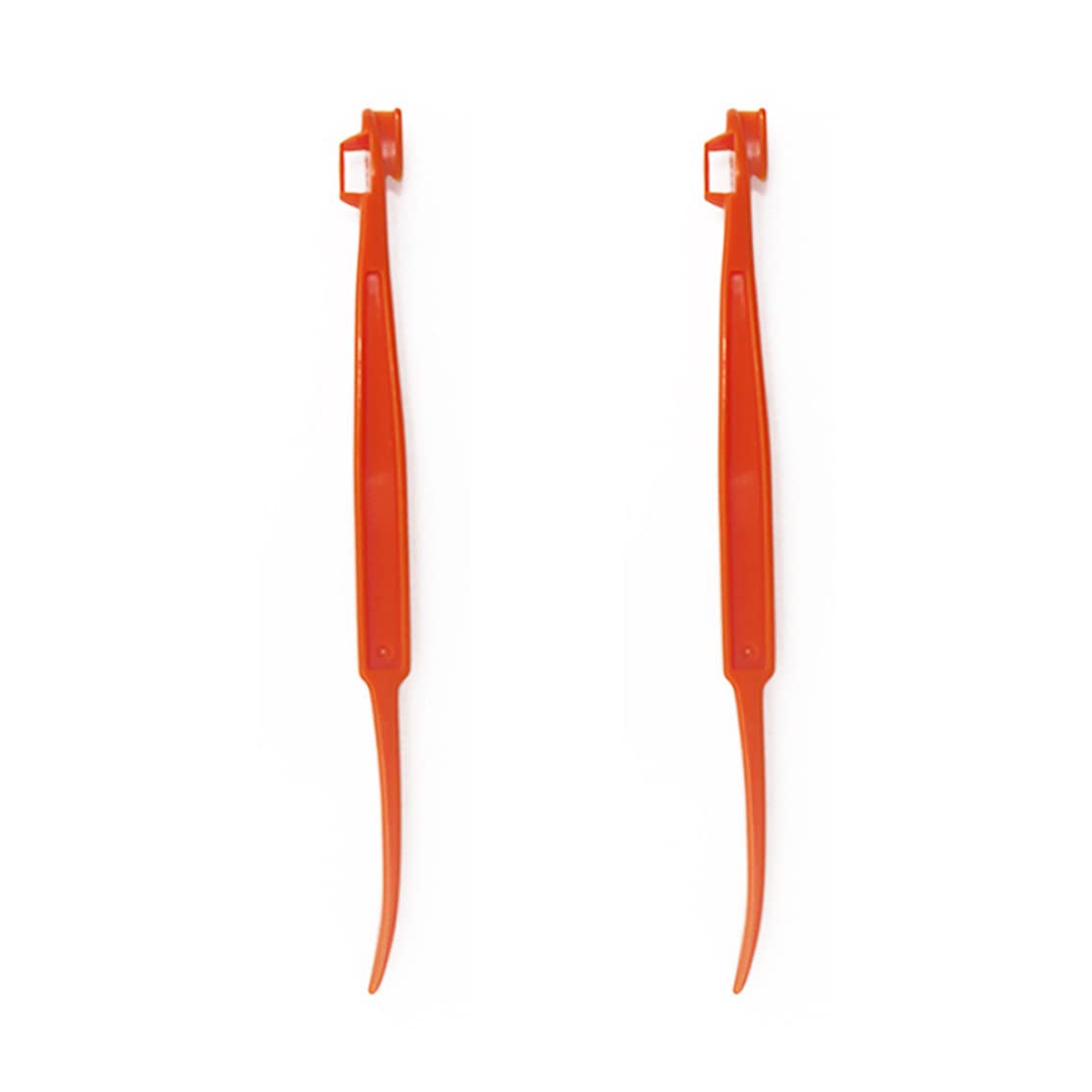 Wilafury 2Pcs Orange Peeler Tool, Citrus Lemon & Orange Peel Remover, Plastic Kitchen Fruit Opening Gadget