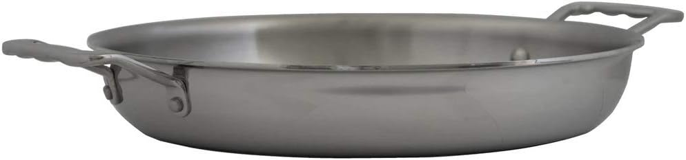 Little Griddle ANYWARE Lifetime Guaranteed 7-Ply USA Crafted Outdoor Indoor Fry Pan with Induction Ready Stainless Steel Cooking Surface, 5-Layer Aluminum Core and Two Helper Handles