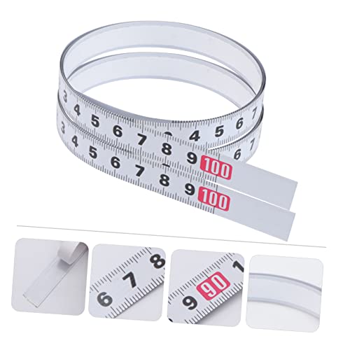 Cinta Métrica Adhesiva 100 cm Acero Inoxidable miniatura 5