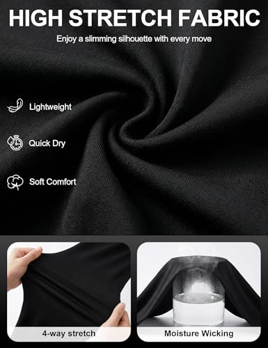 Image of Venzina High Waist Tummy Control Yoga Pants for Women - Super Soft Squat Proof Leggings with 4- Way Stretch for Gym, Running, Yoga & Daily Casual Wear
