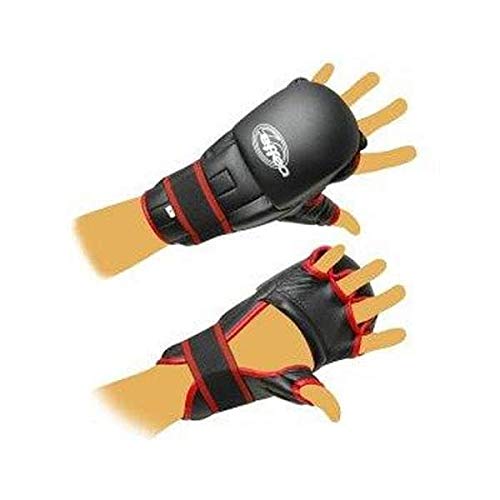 EFFEA Handschuhe Kung fu PU597 größe L, M, S, XL rot/schwarz Sport & Freizeit