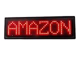 Programmable Scrolling MSD LED Name Badge (12x48 pixels) Red
