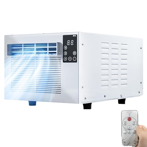 Portable Move Air Conditioner 280W Small Desktop Cooling Machine without External Unit Fast Cooling Mini Air Conditioner with Remote Control Smart Timer for Bedroom Kitchen Dormitory