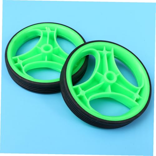 Ruedas de Entrenamiento GARVALON para bicicleta 12-20 pulgadas Ruedas auxiliares silenciosas con luces intermitentes Verde con soporte para estabilidad miniatura 5