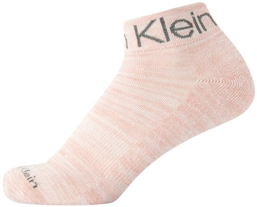 Calvin Klein Meninas Meias De Um Quarto Para - Pacote Com 6 Elásticas Alto Desempenho, Acolchoadas E