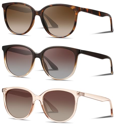 YMRFW Retro Polarized Sunglasses for Women Men Classic Vintage Style Trendy Shade UV400 Protection Lens