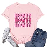 VQD Womens Cowgirl Shirts Howdy Cowboy T-Shirt...