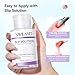 SAVILAND Slip Solution Kit for Poly Gel: 5.07fl.oz Large Anti-Stick Gel Liquid for Poly Gel, All-In-1 Nail Kit with Dual-Ended Nail Brush Dual Forms Dappen Dish for Beginners Nail Art Extension DIY