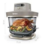 Ninja CRISPi PRO XL Glass Air Fryer (Air Fryer), 5 Preset Preparation Functions, Includes CleanCrisp Glass Container (5.7L and 2.3L) and Storage Lid, Stone Gold AS090EUSD - 16