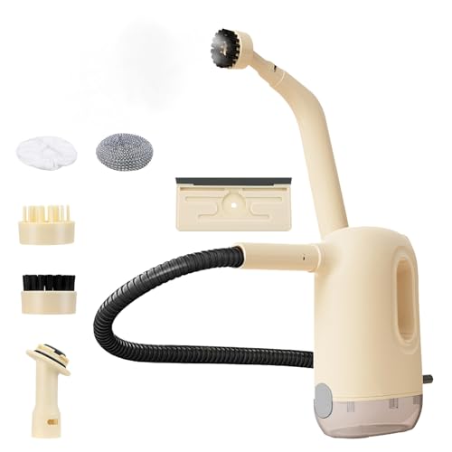 Handheld Steam Cleaner Portable with 300ml Water Tank&Rapid Heating Steam Cleaner mit 8-Piece Aufsätzen,Steam Cleaner Handheld for Home,Kitchen Air Conditioning Sofa and More