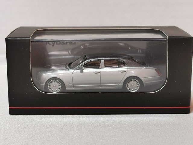 Amazon | 京商 1/64 Bentley Mulsanne Light gray metallic