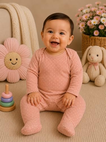 Image of EIO 100% Cotton Rompers Sleepsuits Jumpsuit Night Suits for Infants Newborn Baby Boys & Girls