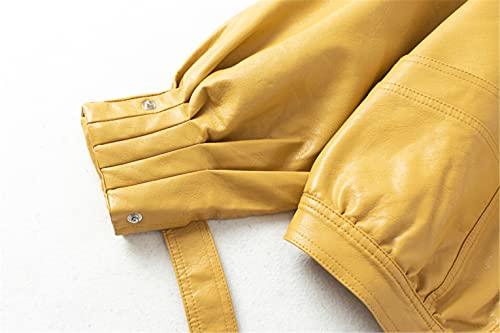 SaoBiiu Women Leather Jacket Short Motorcycle Punk Coat Female Loose Faux Leather Bomber Outwear3