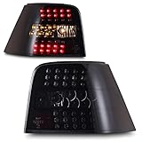 AUTOWIKI LED Tail Lights For Volkswagen GTI Golf MK4 VW 1999 2000 2001 2002 2003 2004 Lamp Taillights Assemblies Driver Passenger Replacement
