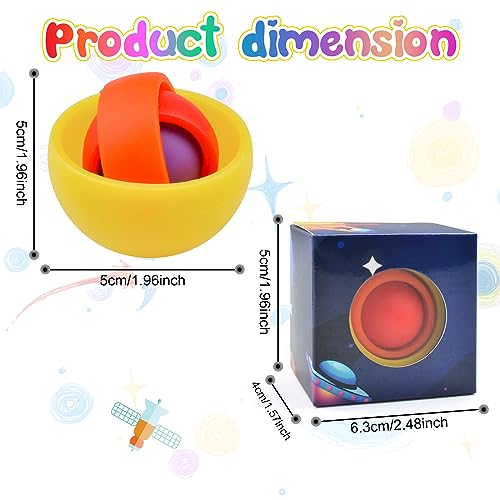 Image of Fidget Toy for Adults, Gyro Fidget Desk Toys, Ideal Gift for Boys Girls Teens Kids, ADHD Autism Stress Relief Finger Toy Hand Fidget Spinner for Classroom