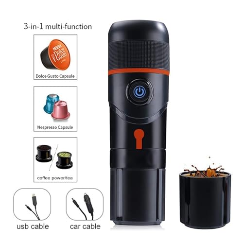 Machine à café portable expresso cafetière portative capsules et poudre - 3