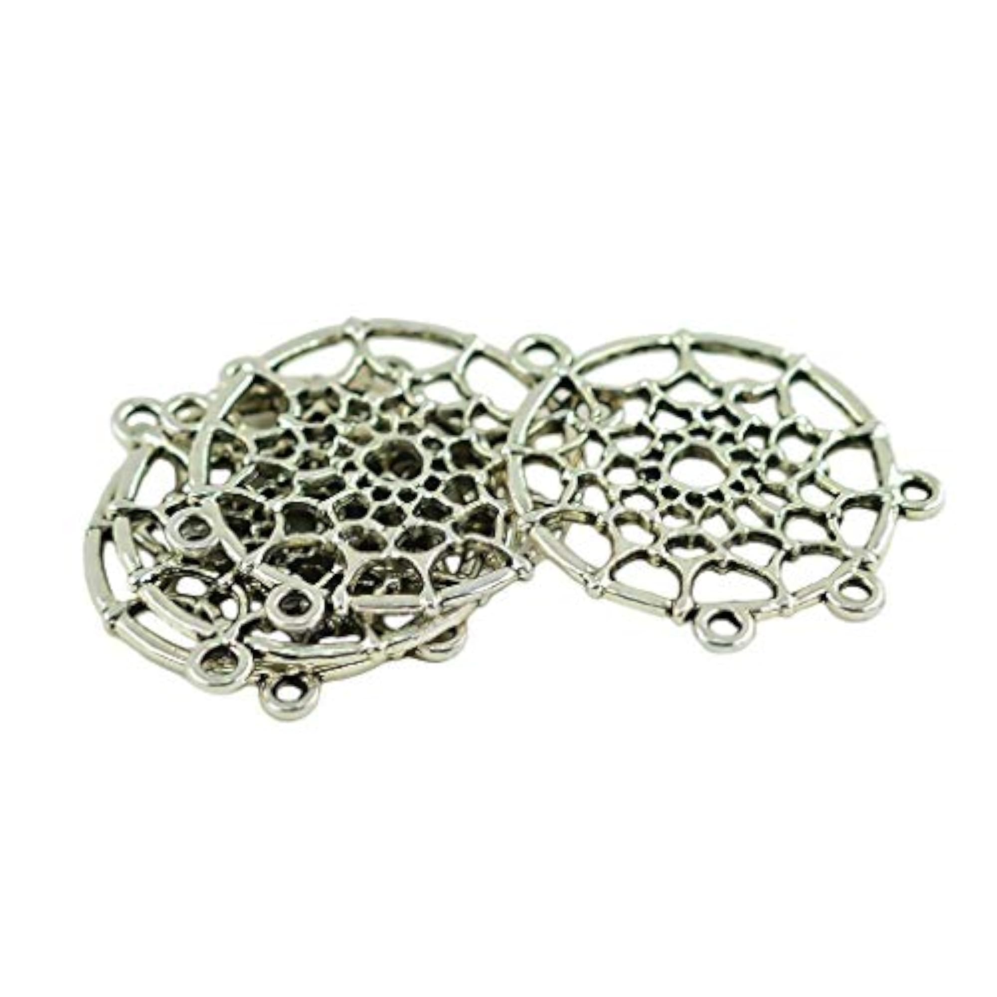 Retro Tibetan Silver Dream Catcher Findings