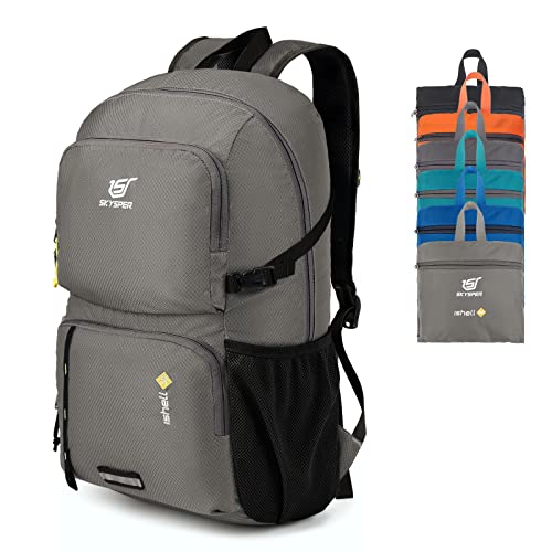 SKYSPER Sac à Dos 30L Ultra Léger pour Femme et Homme - Randonnée, Camping, Loisir, Voyage, Sports de Plein Air - Résistant et Unisexe
