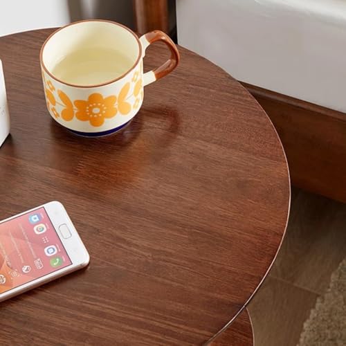 Petite table d'appoint compacte en chêne massif LAJUU - 8