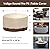 Vailge Fire Pit Cover Round,100% Waterproof Round Patio Fire Bowl Cover,Outdoor Heavy Duty Gas Firepit Table Covers with Air Vent and Handle