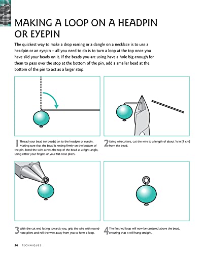 Beading: A Beginner's Guide To Beading Techniques (Craft Workbook) #TOP3