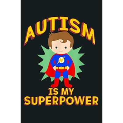 AUTISM IS MY SUPERPOWER Superhero Girl Character Walk: Notebook Planner - 6x9 inch Daily Planner Journal, To Do List Notebook, Daily Organizer, 114 Pages